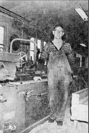 Lunden Snekkerveksted historisk bilde