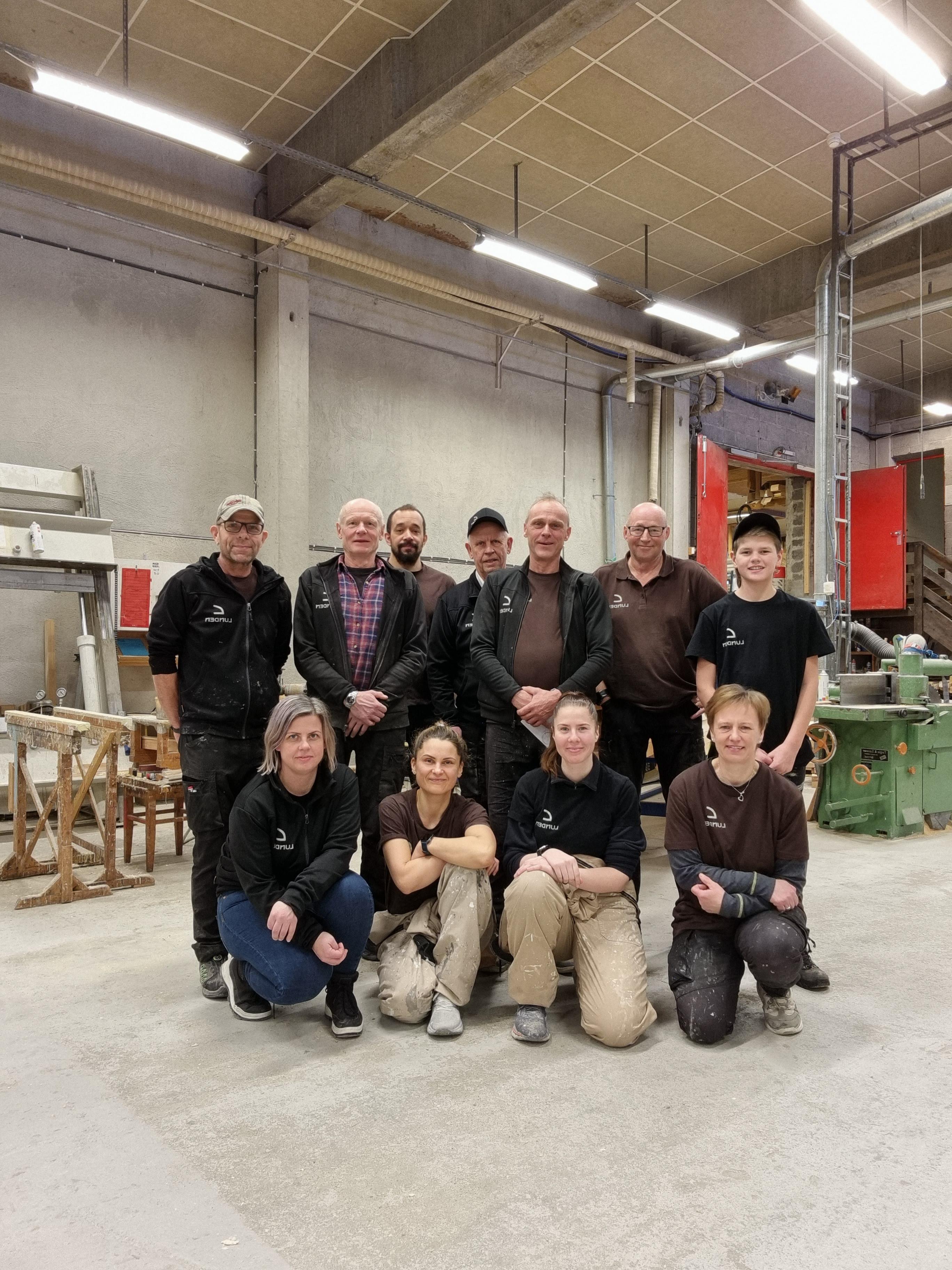 Ansatte Lunden Snekkerverksted